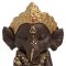 Sitzende Ganesha-Figur aus Polyresin, 11,5 cm