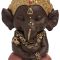Sitzende Ganesha-Figur aus Polyresin, 11,5 cm