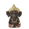 Sitzende Ganesha-Figur aus Polyresin, 11,5 cm