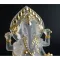 Ganesha-Figur aus transparentem Polymer, 21,5 cm