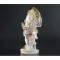 Ganesha-Figur aus transparentem Polymer, 21,5 cm