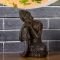 Sitzender Thai-Buddha in nachdenklicher Haltung, 18 cm
