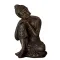 Sitzender Thai-Buddha in nachdenklicher Haltung, 18 cm