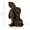 Sitzender Thai-Buddha in nachdenklicher Haltung, 18 cm