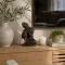 Sitzender Thai-Buddha in nachdenklicher Haltung, 18 cm
