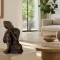 Sitzender Thai-Buddha in nachdenklicher Haltung, 18 cm