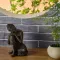 Sitzender Thai-Buddha in nachdenklicher Haltung, 18 cm