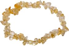 Armband aus Natursteinen, Citrin, 18 cm