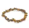 Armband aus Natursteinen, Tigerauge, 18 cm