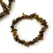 Armband aus Natursteinen, Tigerauge, 18 cm