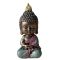 Meditierender Baby-Buddha in Grün, 14 cm