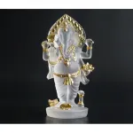 Ganesha-Figur aus transparentem Polymer, 21,5 cm